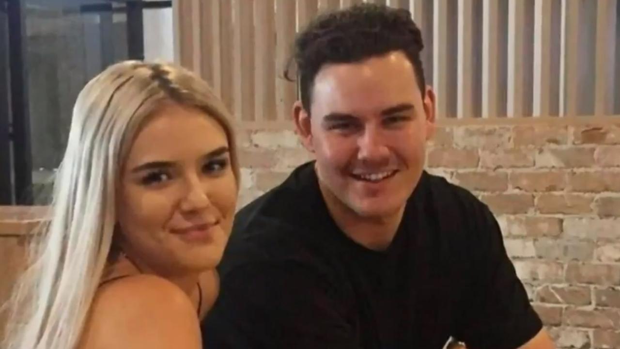 Jordan Brodie Miller was jailed for the murder of Emerald Wardle, 18, after a jury found he strangled her under the drug-induced delusion she was a “demon”. Picture: Supplied / Channel 9