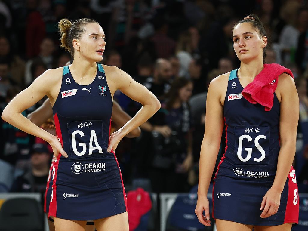 The Melbourne Vixens had a night to forget against West Coast Fever. Picture: Daniel Pockett/Getty Images