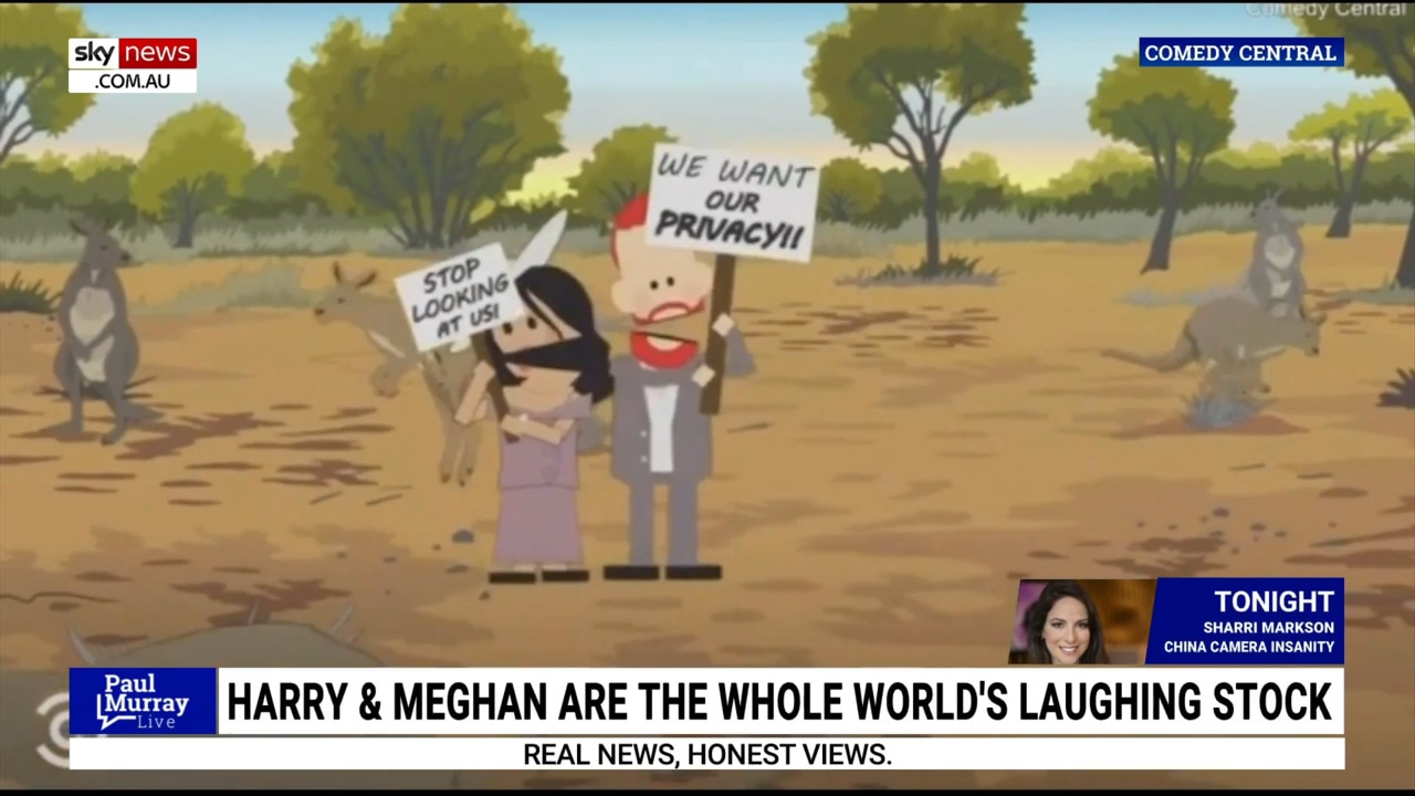 Meghan Markle and Prince Harry mocked on South Park as they scream 'we want  privacy' while promoting bio in cartoon