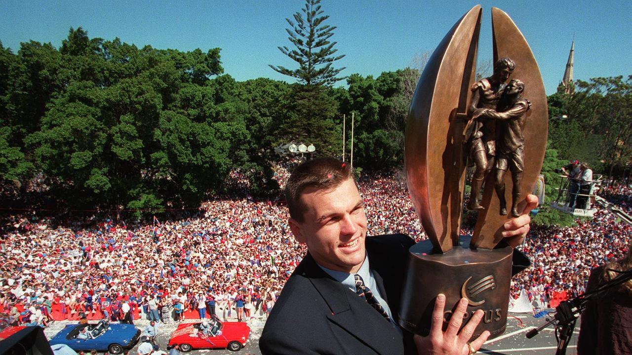 Newcastle was over the moon after the Knights claimed a maiden title in 1997 – and Paul Harragon partied for days.