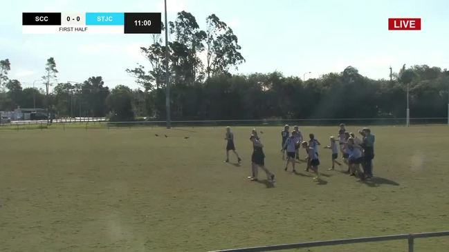 REPLAY: Qld Secondary Schools AFL Gala - Siena Catholic College vs St John's College (Junior Grand Final)