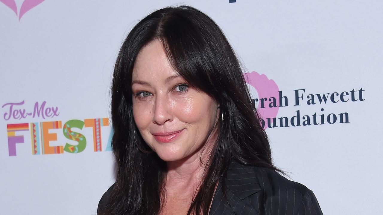 Shannen Doherty is battling tage 4 breast cancer. Picture: AFP.