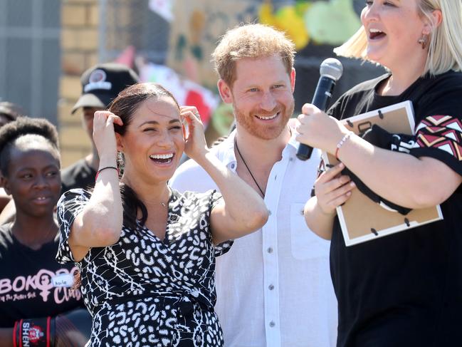 Meghan, Duchess of Sussex made a powerful first speech on her first stop on the Africa tour. Picture: Chris Jackson/Getty Images.