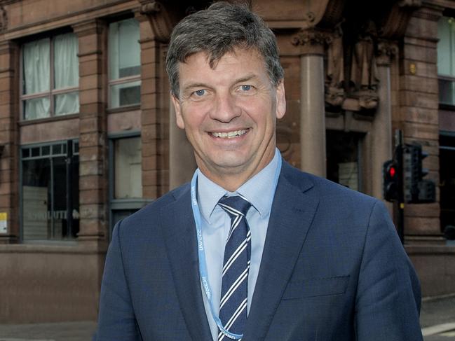 Angus Taylor Australian inister for Energy and Emissions Reduction at COP26 Glasgow. 2 Nobember 2021. Photo: Annabel Moeller