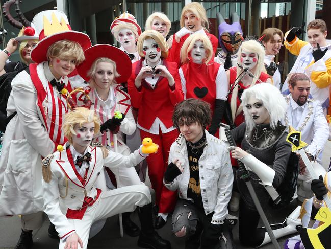 MELBOURNE, AUSTRALIA - NewsWire Photos, JUNE 8, 2024. People dress as their favourite characters at Oz Comic-Con at the Melbourne Melbourne Convention & Exhibition Centre. Picture: NCA NewsWire / David Crosling