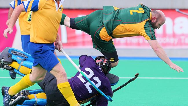 Over 40s Hockey match | Daily Telegraph