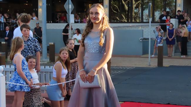 Students from Urangan State High School celebrating their formal.