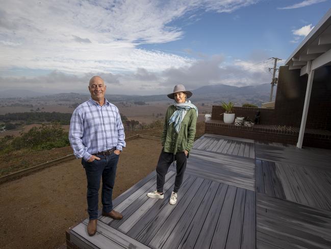 16th June 2019.AT HOME - Dean and Kath Merlo at their home in Boonah, Qld.Photo: Glenn Hunt / The Australian