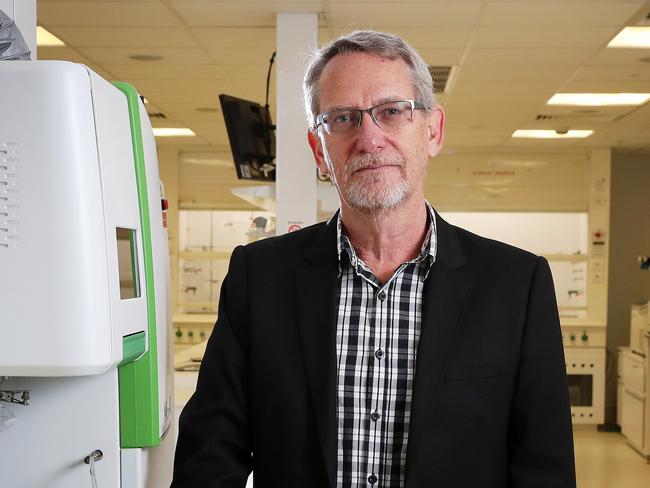 UQ Professor Paul Young, UQ campus, St Lucia, Phase 1 human trials in Brisbane are to be expanded to help gauge the vaccine's safety among older demographic. Photographer: Liam Kidston.