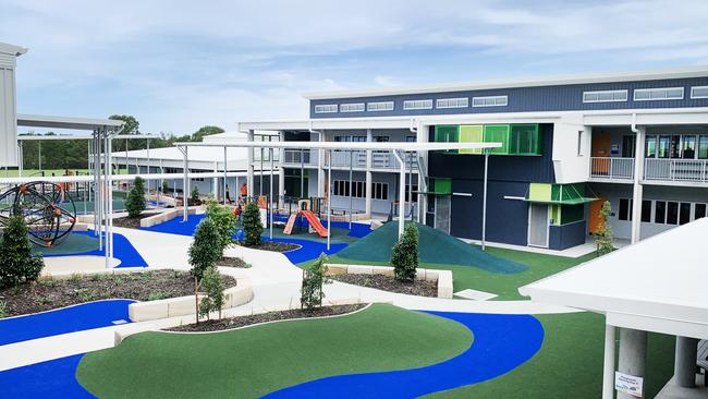 One of the two playgrounds at Gainsborough State School. Photo: Scott Powick NEWSCORP