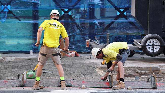 The decline in residential construction continues according to the latest figures from the Australian Bureau of Statistics. Picture: AAP