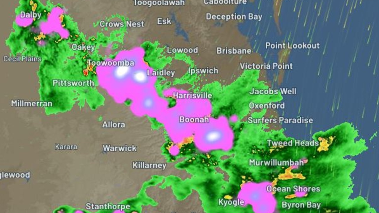 Brisbane, Logan, Ipswich in firing line as storms sweep state’s south