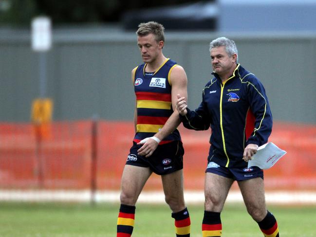 Neil Craig (right) had not been contacted about returning to the Crows as of Monday.