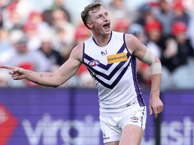 Josh Treacy has become Fremantle’s spearhead.