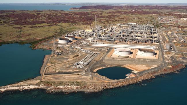 Woodside’s Karratha Gas Plant. Like Woodside, Oil Search now has an interim chief executive as it considers major investment decisions. Picture: Woodside