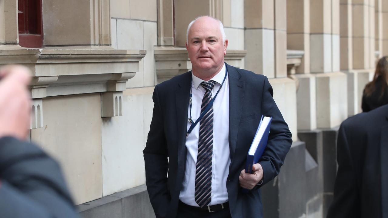 Extensive covert recordings of Lynn, obtained by police, were not admissable in the trial. Detective Acting Sergeant Brett Florence led the investigation. Picture: NewsWire / David Crosling