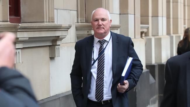 Extensive covert recordings of Lynn, obtained by police, were not admissable in the trial. Detective Acting Sergeant Brett Florence led the investigation. Picture: NewsWire / David Crosling