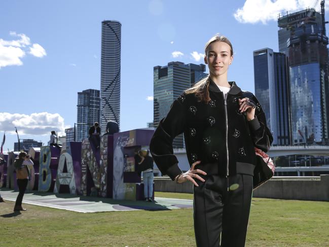 Bolshoi Ballet principal dancer Olga Smirnova on tour in Brisbane in 2019. Picture: Mark Cranitch