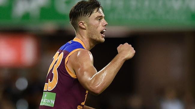 Brisbane forward Josh Schache is on the radar of Victorian clubs.