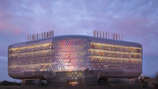 The South Australian Health and Medical Research Institute — also known as the SAHMRI. Picture: Peter Barnes