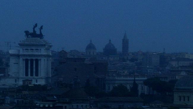 Our cities are vulnerable. In 2003, Rome was plunged into darkness for 24 hours when a single powerline was cut by a fallen tree. Picture: Franco Origlia/Getty Images