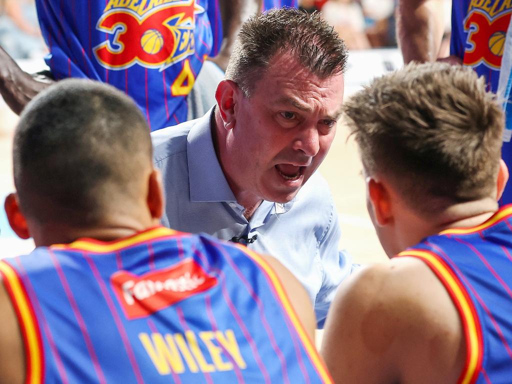 Scott Ninnis has stepped in as the 36ers’ interim coach. Photo: Getty