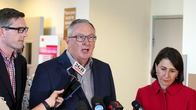 NSW Health Minister Brad Hazzard and NSW Premier Gladys Berejiklian