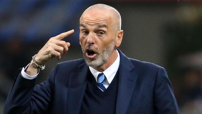 Inter Milan coach Stefano Pioli touted to be next in line to coach Jiangsu Suning - the Italian club’s sister. Matteo Bazzi/ANSA via AP