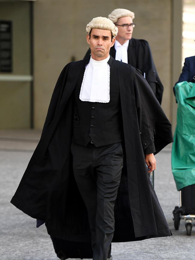 Lincoln Crowley in 2018 as a crown prosecutor. Picture: Dan Peled