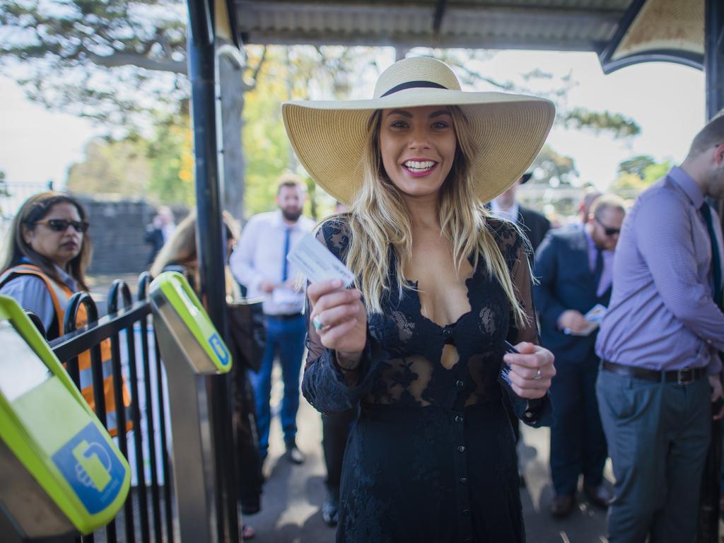 Elise Lopret at Flemington Racecourse, Picture: Jason Edwards