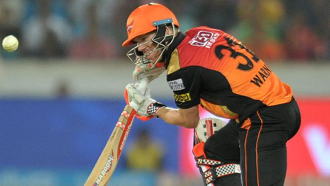 Sunrisers Hyderabad captain David Warner saw his side to victory with a steady, measured innings.