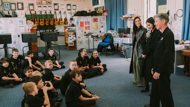 The Veronicas meets Mrs Mac’s “tech team” of tiny road crew.