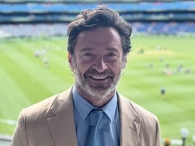 Hugh Jackman at the MCG on the opening day of the Boxing Day test on December 26, 2024.Picture: Instagram