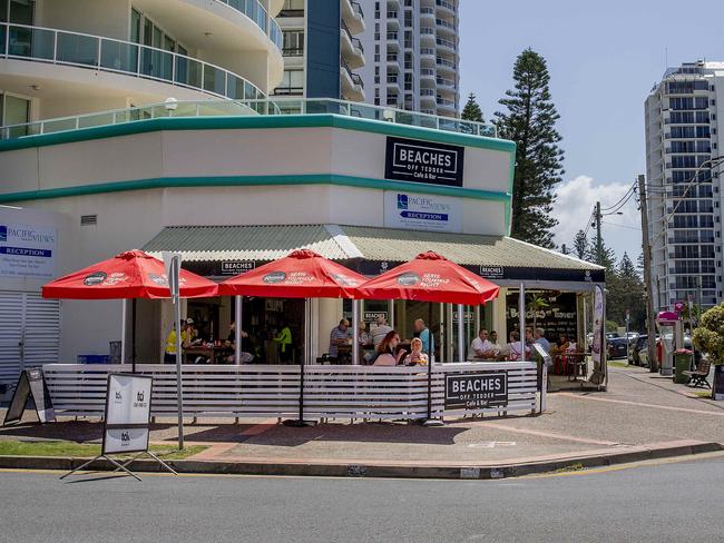 Beaches Off Tedder cafe in  Main Beach will be closing on Sunday 27 September and selling their furntiture and equipment.  Picture:  Jerad Williams