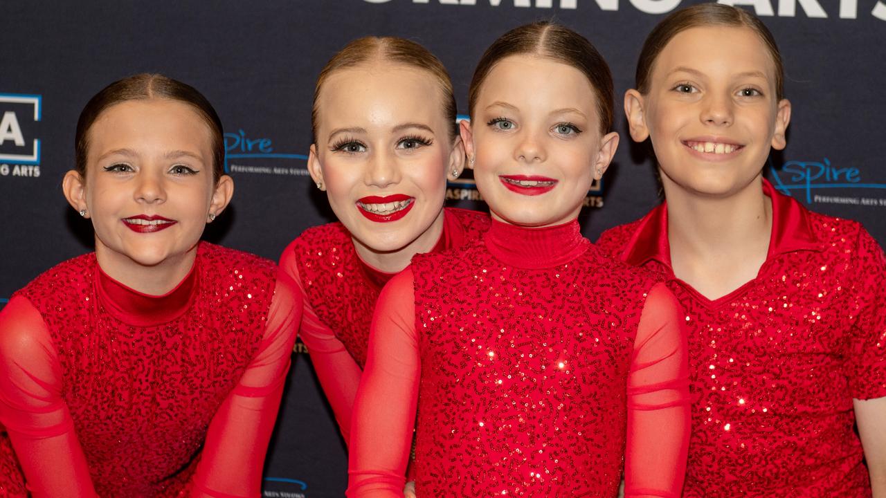 Lexie Martin, Heidi Mapp, Edie Priest and Blake Calkin at the 76th Mackay Eisteddfod Monday 2 October 2023 Picture: Michaela Harlow