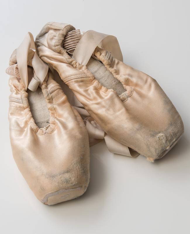 IPointe shoes: I did ballet as a little girl and my love of ballet has continued. I was in a stage production, so I got my pointe shoes out again. It’s a reminder that you don’t have to give things up.