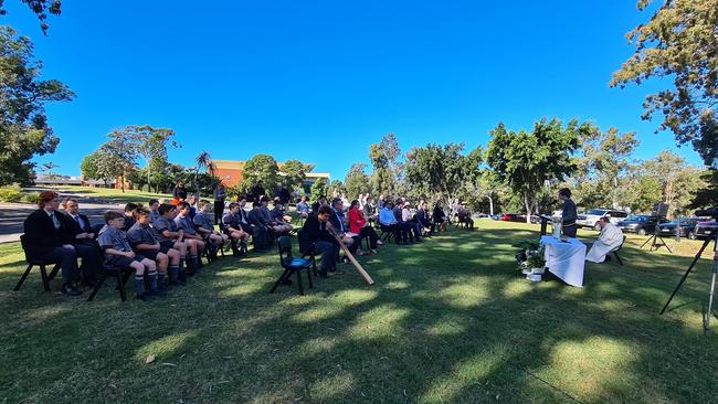 Turning the sod ceremony for the Provence Centre at Iona College.