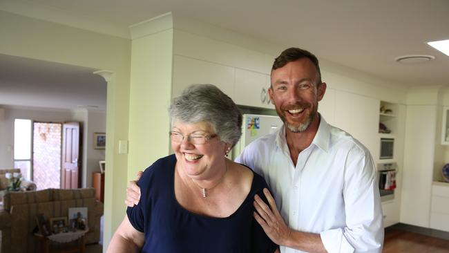 Shelley Argent and her son James.