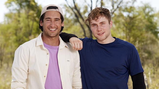 Alex Frost &amp; Jay Bruno – In-Laws. Supplied by Network Ten