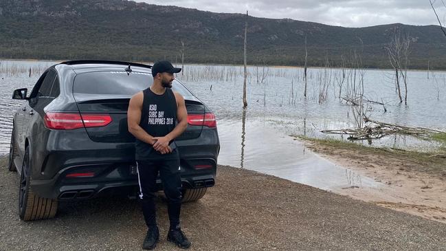 Asad Syed with his Mercedes AMG GLE63-S at Lake Bellfield.