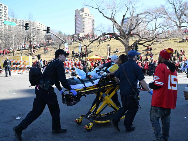 Several people have been shot, police say. Picture: Andrew Caballero-Reynolds/AFP