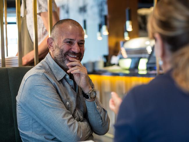 Glen Ballis at his Moscow restaurant, Remy Kitchen Bakery. Picture: Franck Bessiere/ News Corp Australia