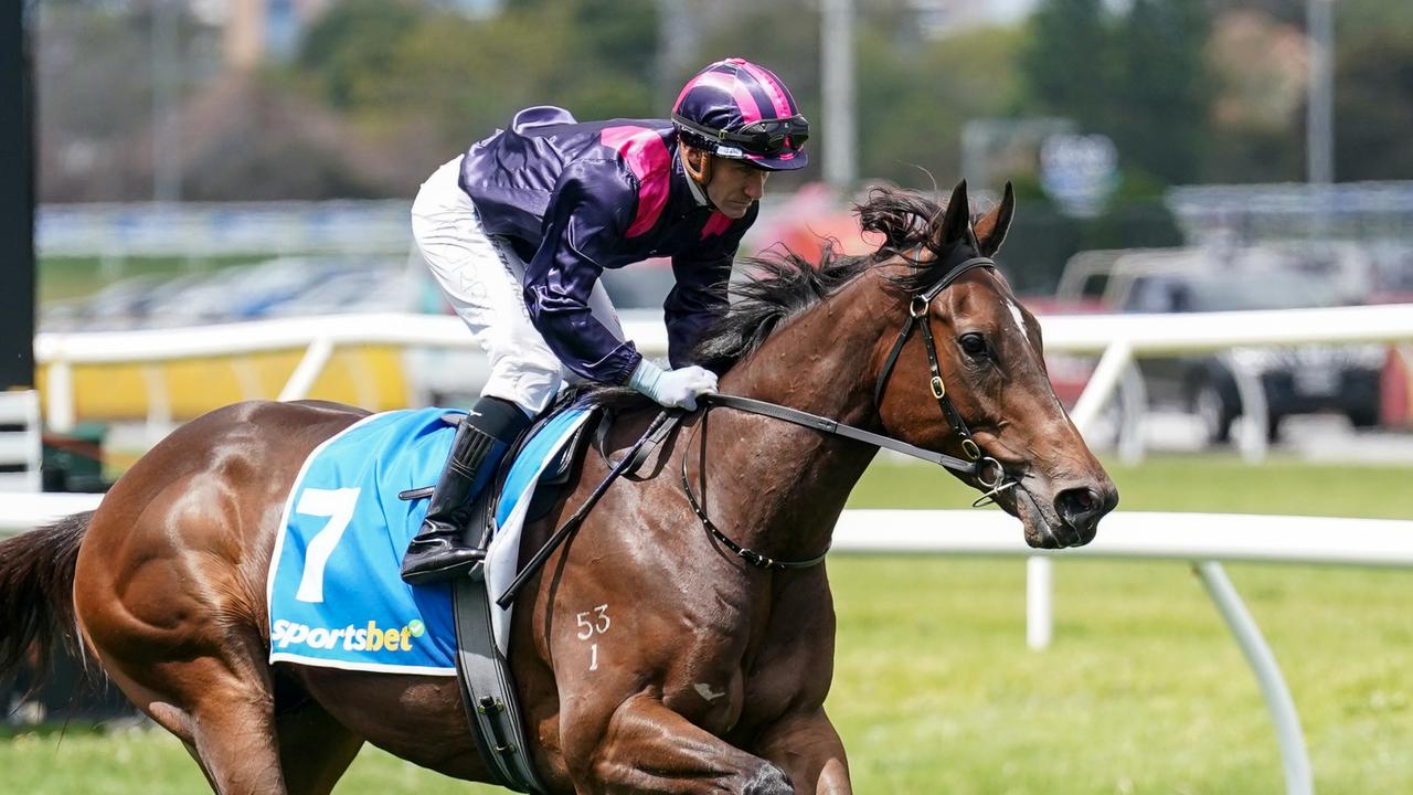 China Sea is a $16 chance in the Victoria Derby. Picture: Scott Barbour/Racing Photos via Getty Images