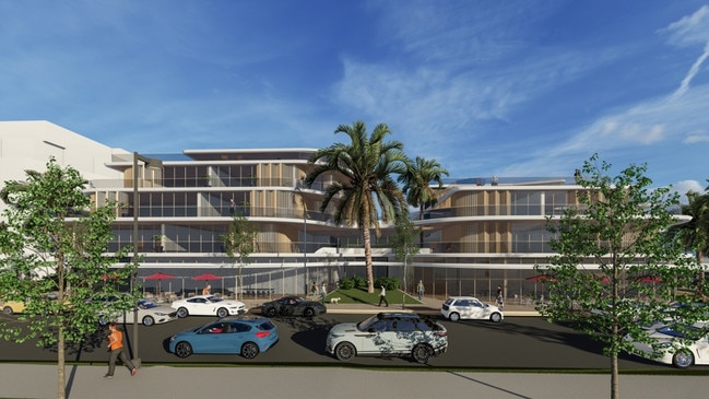 A planning proposal has been lodged with the state government to increase the building heights for a row of properties along The Esplanade at Ettalong Beach from three storeys to five storeys. Picture: Supplied