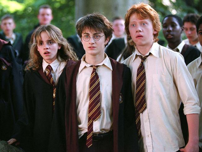 Girl power ... Emma Watson as Hermione Granger, Daniel Radcliffe as Harry Potter and Rupert Grint as Ron Weasley are shown in a scene from 'Harry Potter and the Prisoner of Azkaban.' Pic: AP Photo / Warner Bros., Murray Close