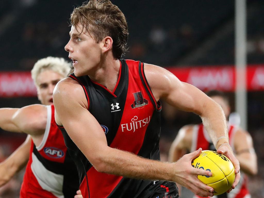 Can Kaine Baldwin answer the key forward call for Essendon? Picture: AFL Photos/Getty Images