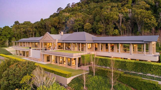 With a list of features bigger than the 160sq m walk-in wardrobe, the Cooroy Mountain Stonelea property is one of a kind. Picture: Jason Smith Photography 