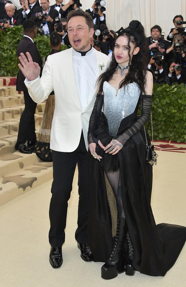 Elon Musk and Grimes have two children together. Picture: Neilson Barnard/Getty Images