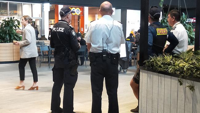 The scene of the Fortitude Valley station stabbing.