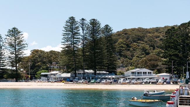 The buck’s party caught the ferry to Patonga.